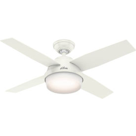 44" Dempsey Ceiling Fan with Light and Handheld Remote - Fresh White