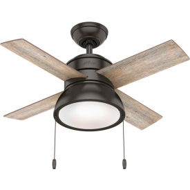 36" Ceiling Fan - 2858 CFM, Light Kit, Bronze