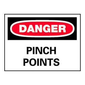 Signs With Safety Message Legend-Danger Pinch Points