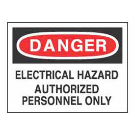 Signs With Safety Message Legend-Danger Electrical Hazard