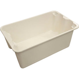 Molded Fiberglass Toteline Nest & Stack Tote, 20-1/2"L x 12-7/8"W x 8"H, White
