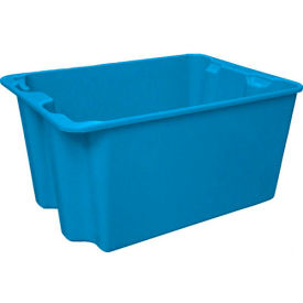 Molded Fiberglass Toteline Nest & Stack Tote, 27-1/2"L x 20"W x 14-1/8"H, Blue