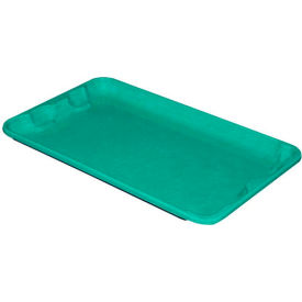Molded Fiberglass Toteline Nest and Stack Lid - 17-7/8" x 10"- 5/8", Green