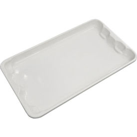 Molded Fiberglass Toteline Nest and Stack Lid - 17-7/8" x 10" - 5/8" - White