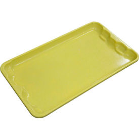Molded Fiberglass Toteline Nest and Stack Lid - 17-7/8" x 10" - Yellow