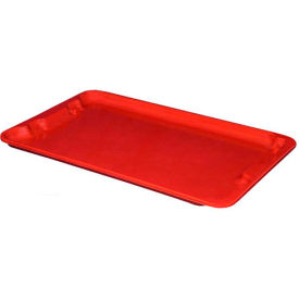 Molded Fiberglass Toteline Nest and Stack Lid - 24-1/4" x 14-3/4", Red