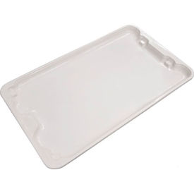 Molded Fiberglass Toteline Nest and Stack Lid - 24-1/4" x 14-3/4", White