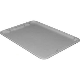 Molded Fiberglass Nest and Stack Lid - 25-1/4" x 18", Pkg Qty 5, Gray