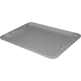 Molded Fiberglass Toteline Nest and Stack Lid - 27-1/2" x 20", Pkg Qty 5, Gray