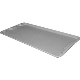 Molded Fiberglass Nest and Stack Lid - 42-1/2" x 20", Gray