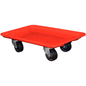 Molded Fiberglass Toteline Dolly for 19-3/4" x 12-1/2" x 6" Tote, Red