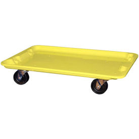 Molded Fiberglass Toteline Dolly for 24-3/8" x 14-7/8" x 8" Tote, Yellow