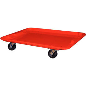 Molded Fiberglass Toteline Dolly for 27-1/2 " x 20" x 14-1/8" Tote, Red
