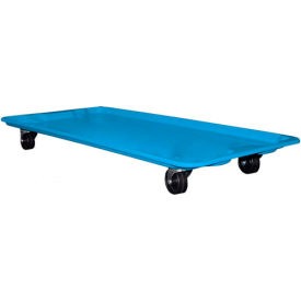 Molded Fiberglass Dolly for 42-1/2" x 20" x 14-1/4" Tote, Blue
