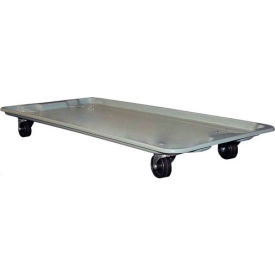 Molded Fiberglass Dolly for 42-1/2" x 20" x 14-1/4" Tote, Gray