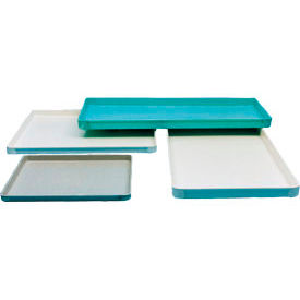 Molded Fiberglass Conveyor/Assembly Tray, 36-1/2"L x 24-3/4"W x 1-1/2"H, Gray, Pkg Qty 1-11,12+
