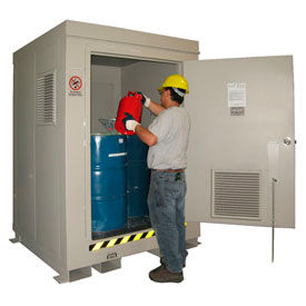 Outdoor Hazardous Chemical Storage Building - 4 Drum