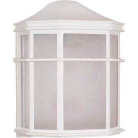 1 Light-Die Cast Linen Acrylic Lens, White Acrylic, 7.75"W X 9.75"H