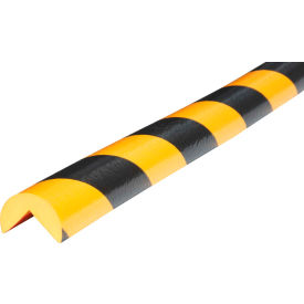 90-Degree Corner Bumper Guard, Type A, 39-3/8"L x 1-9/16"W, Yellow/Black