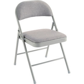 Folding Chair, Fabric, Gray