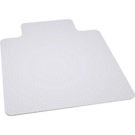 Office Chair Mat for Carpet - 45"Wx53"L w/25"x12" Lip - Straight Edge- No Packaging