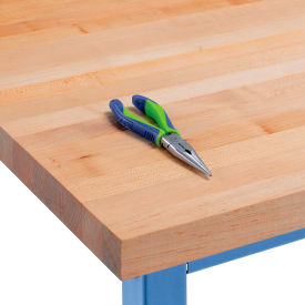 Workbench Top, Boos Maple Butcher Block Square Edge, 72"Wx36"Dx1-3/4" Thick