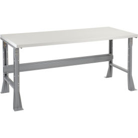 Workbench with Flared Leg, 72 x 30", Laminate Square Edge