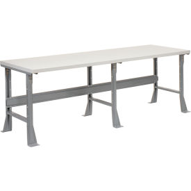 Extra Long Workbench, 96 x 36", Flared Leg, Laminate Square Edge