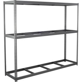 3 Shelf Heavy Duty Channel Boltless Shelving Starter 96"W x 24"D x 96"H No Deck