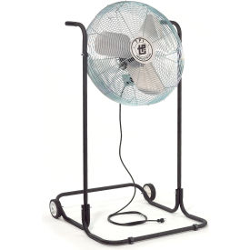 24" Industrial High Stand Fan, 2,100 CFM, 1/8 HP