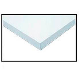Workbench Top, Plastic Laminate Safety Edge, 48"W x 30"D x 1-1/2" Thick
