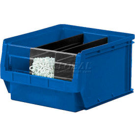 Plastic Magnum Stacking Bin, 20"L x 12"W x 6"H, Blue