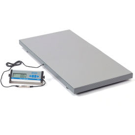 Low Profile Digital Floor Scale, 500 lb x 0.2 lb, 42"x22" Platform