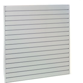 Steel Slatwall Panel 48"H X 48"W Gray