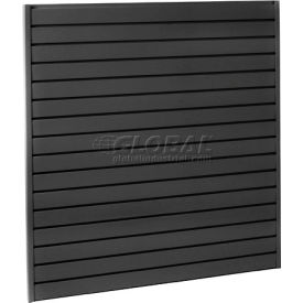 Steel Slatwall Panel 48"H X 96"W Black