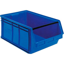 Plastic Magnum Stacking Bin, 20"L x 18"W x 12"H, Blue