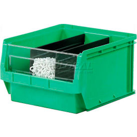 Plastic Magnum Stacking Bin, 20"L x 12"W x 12"H, Green