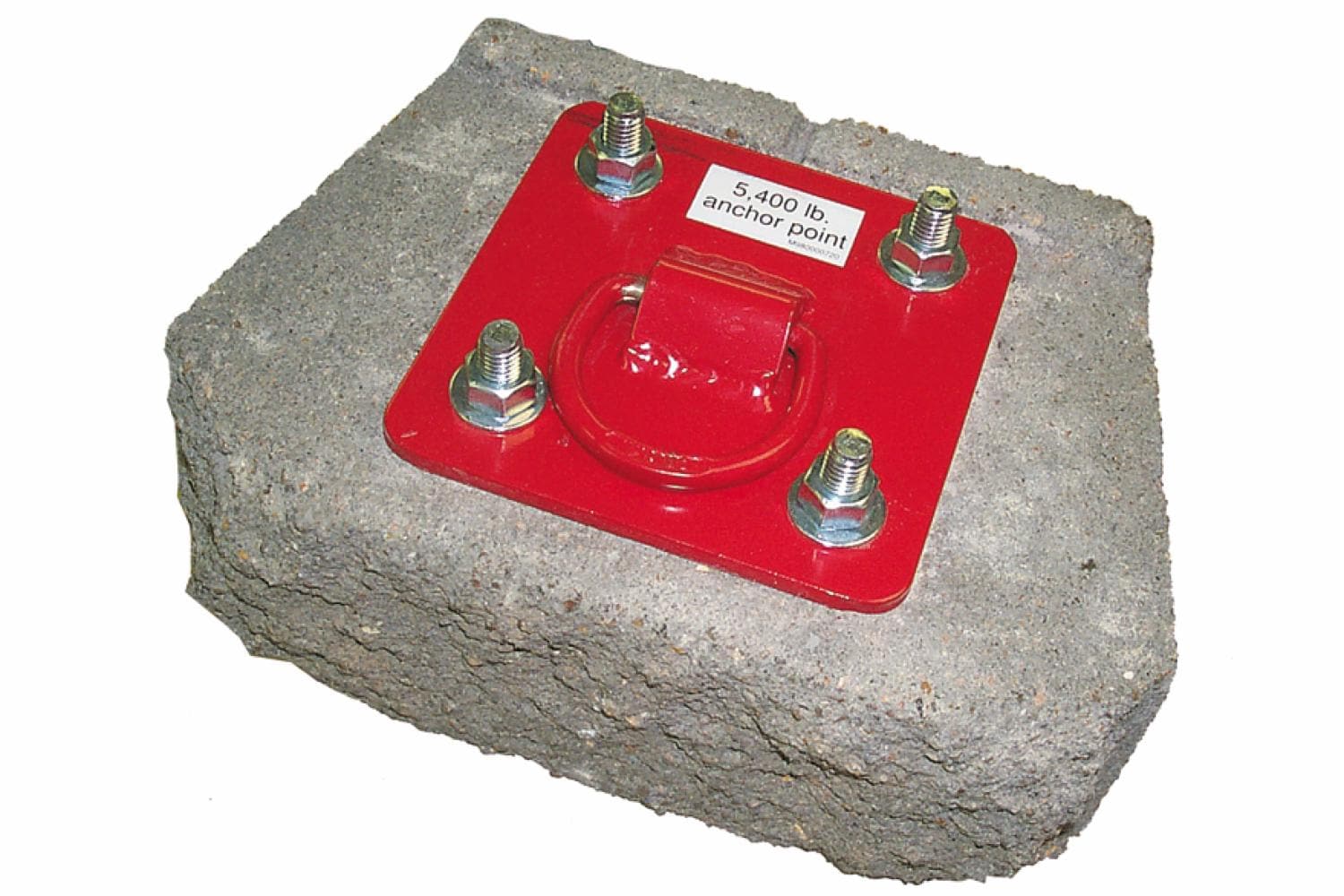 3M Protecta D-ring Plate Anchor For Concrete, with Fastener Kit