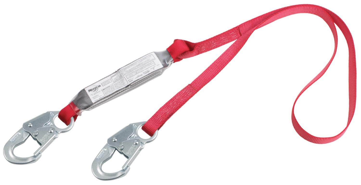 3M Protecta Web Shock-Absorbing Lanyard, 4 ft