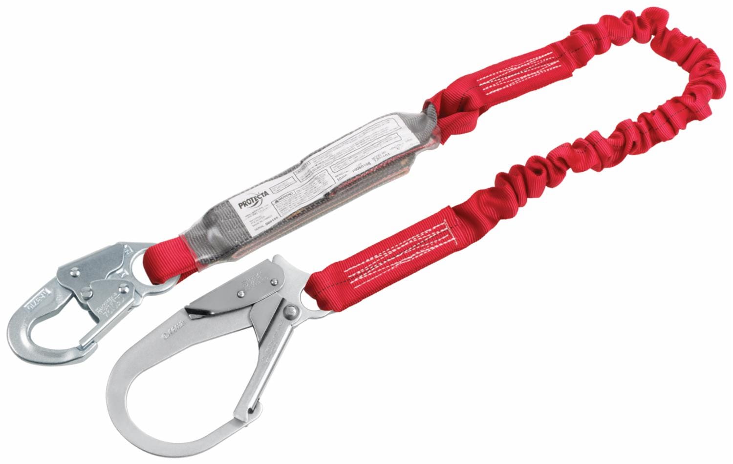 3M Protecta Stretch Web Shock-Absorbing Lanyard, 6 ft