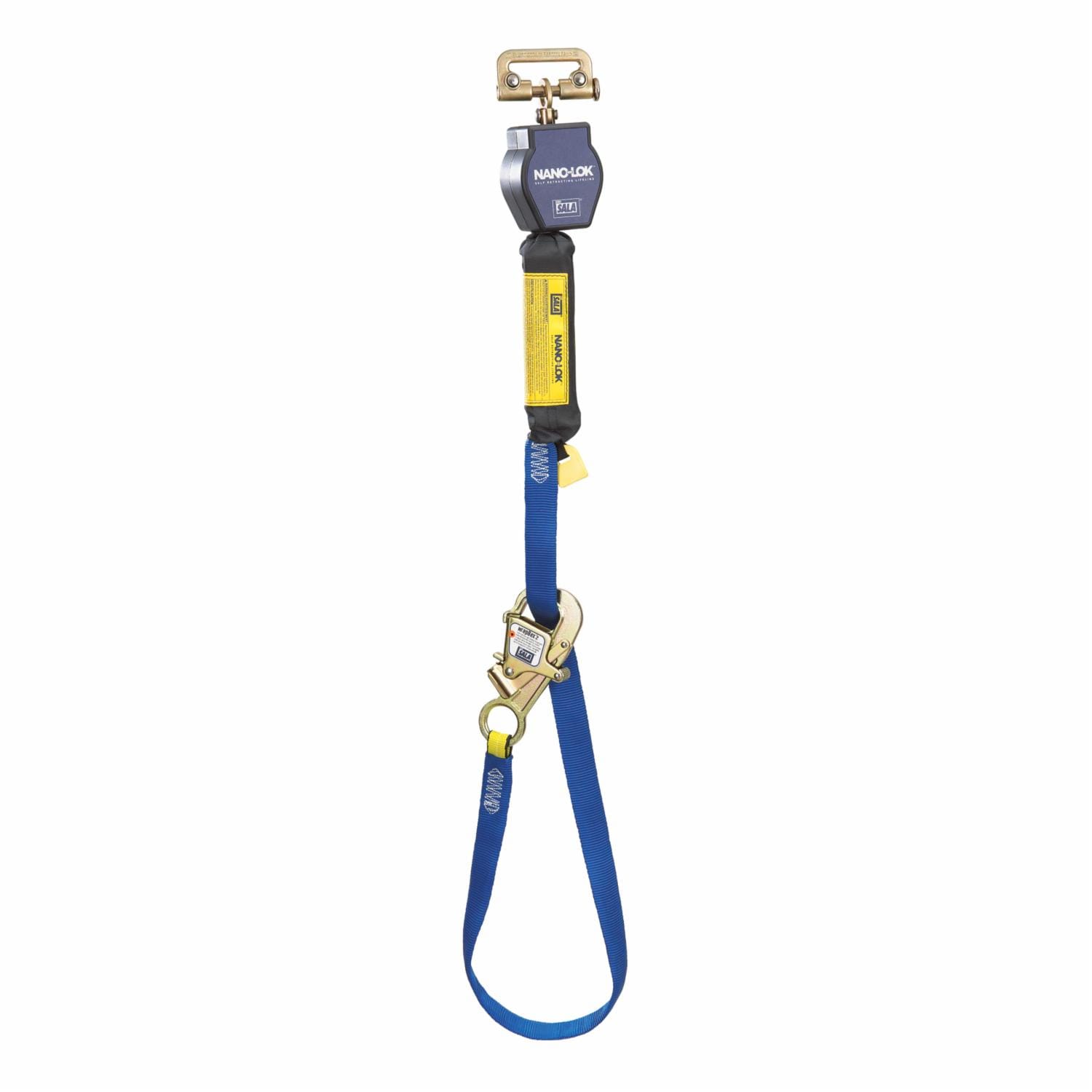3M DBI-SALA Nano-Lok Tie-Back Personal Self-Retracting Lifeline, Web, 9 ft