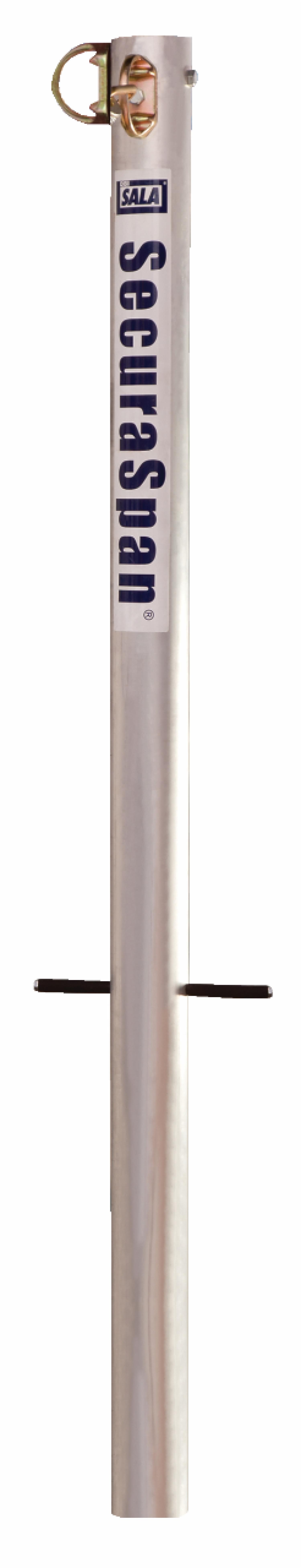 3M DBI-SALA SecuraSpan Pour-in-Place/Fasten-in-Place HLL Stanchion, 1 ea