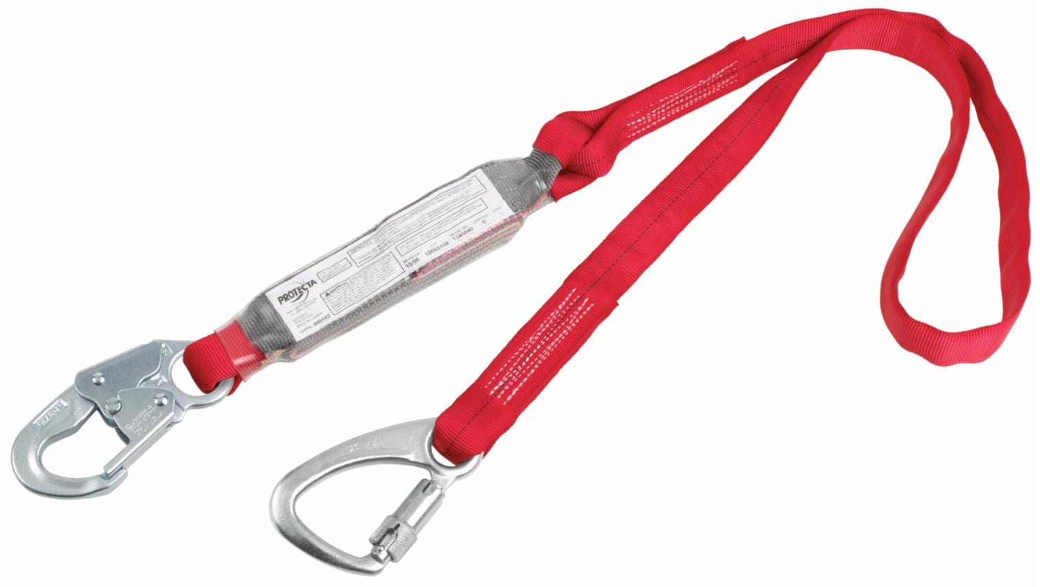 3M Protecta Tie-Back Web Shock-Absorbing Lanyard, 6 ft