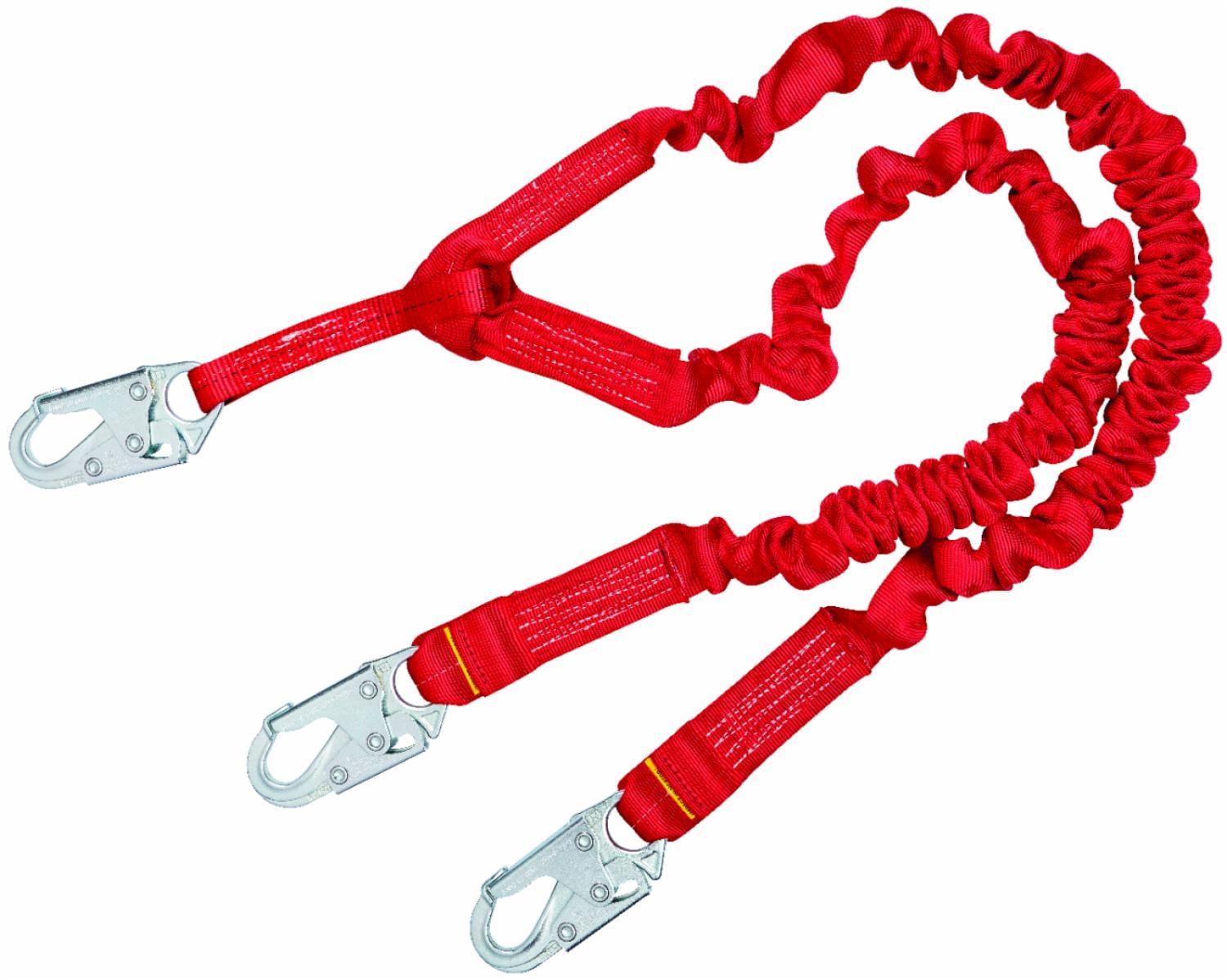 3M Protecta 100% Tie-Off Stretch Web Shock-Absorbing Lanyard, 6 ft