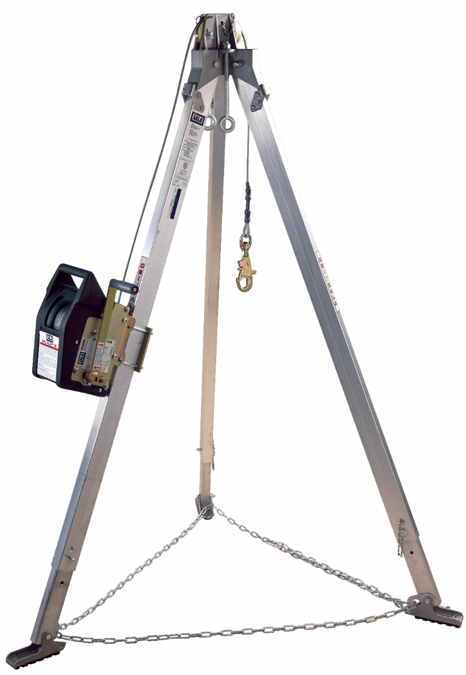 3M DBI-SALA Aluminum Tripod with Salalift II Winch, 1 EA