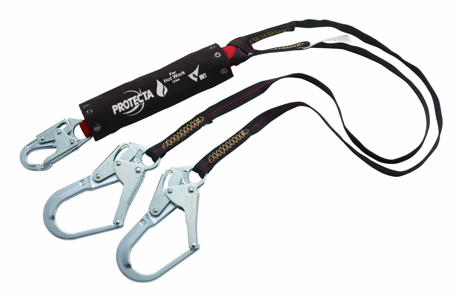 3M Protecta Shock Absorbing Lanyard for Hot Work Use, 6ft (1.8m), 1 ea