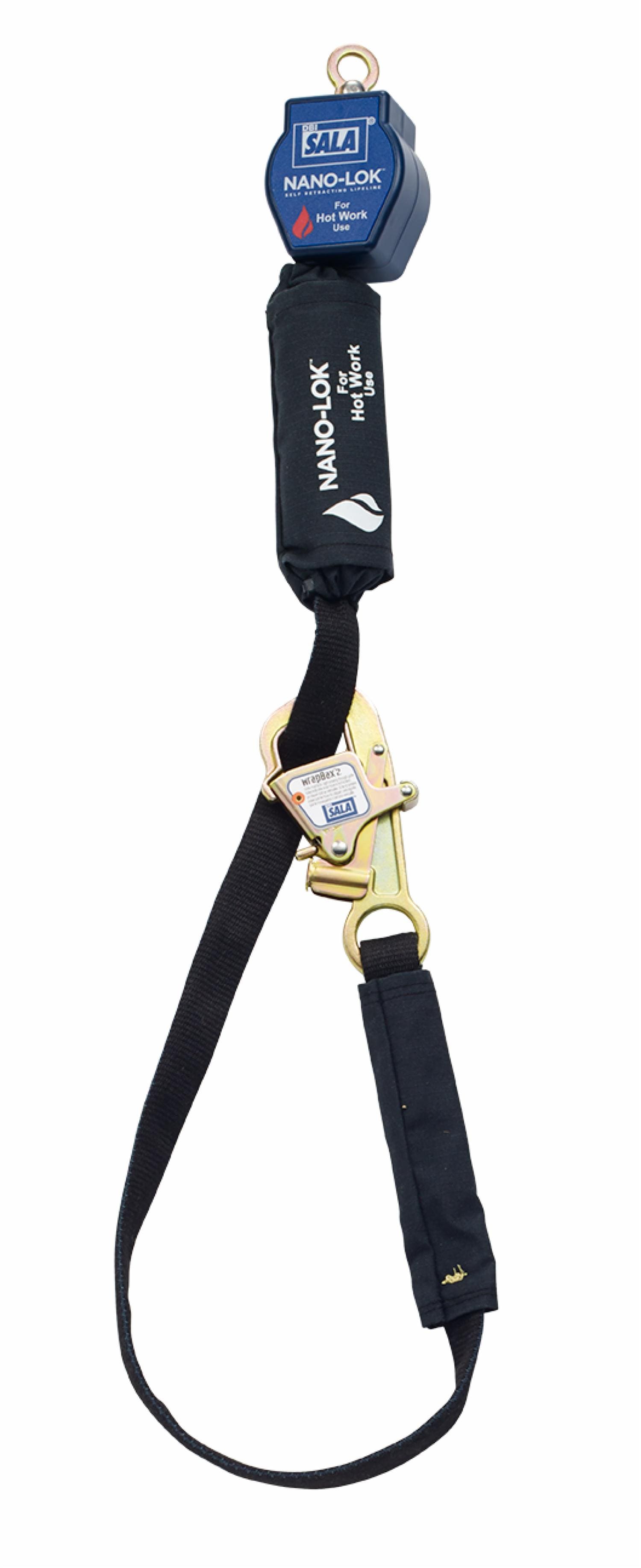 3M DBI-SALA Nano-Lok Hot Work Tie-Back Self-Retracting Lifeline, Kevlar Fiber Web, 9 ft