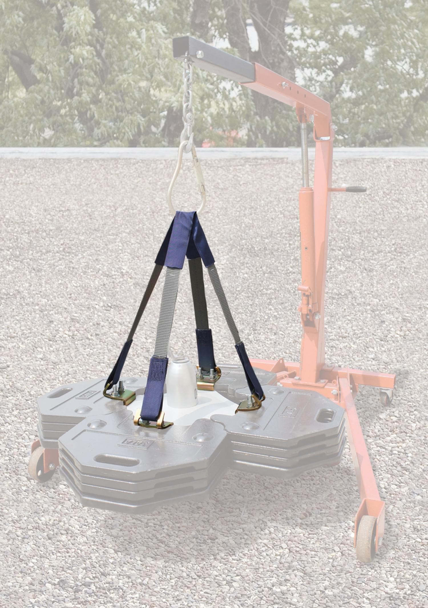 3M DBI-SALA Reusable Freestanding Counterweight Roof Top Anchor Lifting Sling Kit