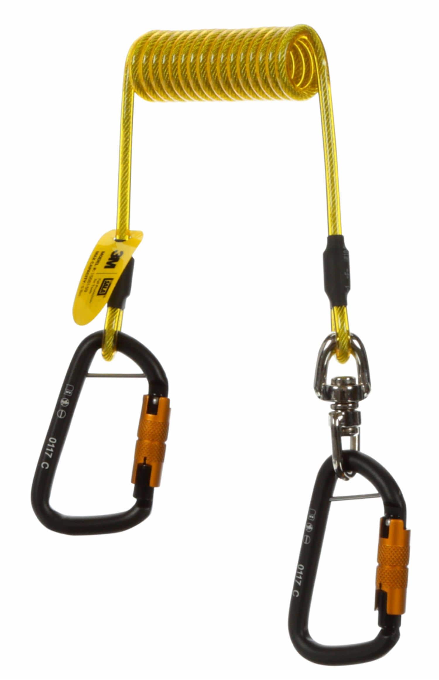 3M DBI-SALA Hook2Hook Tether w/Swivel, 1 EA