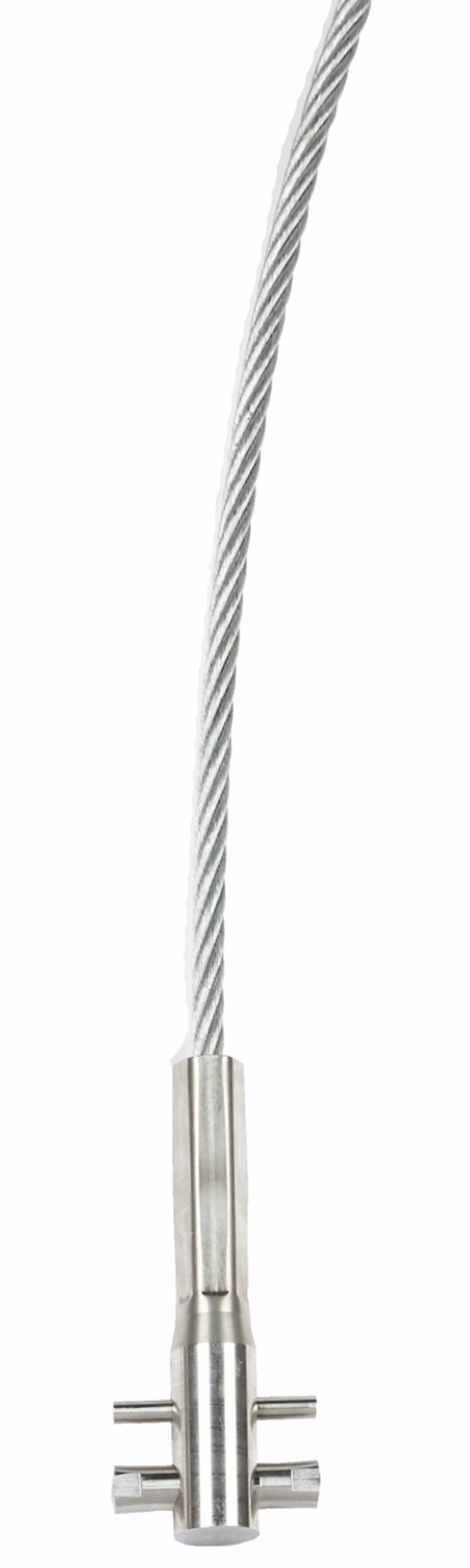 3M DBI-SALA Lad-Saf Swaged Cable, 3/8 Inch, 7x19, Stainless Steel, 40 FT